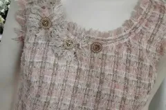 Tailleur Tweed rose-1